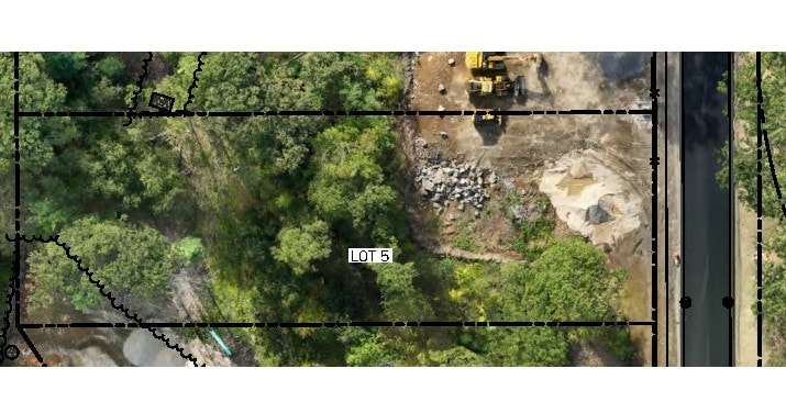 Jordan Ridge Cape Elizabeth Lot 5 — third lot on the left, backs to open space, one of the deepest lots in Phase I with options for alternate home orientation, good walkout and daylight basement potential